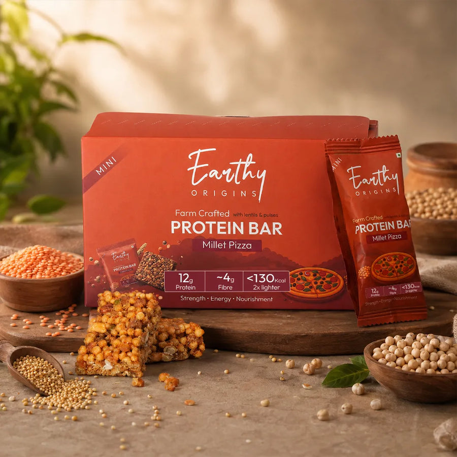 Lentil & Millet Protein Bar (Millet Pizza bar)