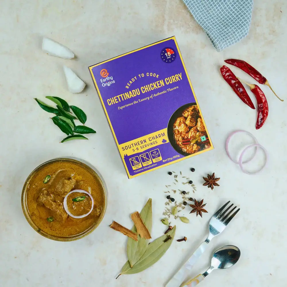 Chettinadu Chicken Curry & Gravy