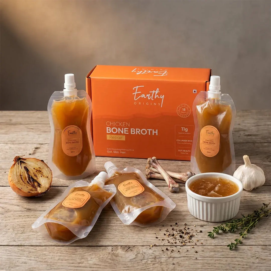 Chicken broth soup, hot & sour chicken soup, chicken bone soup, broth soup, chicken broth in soup.