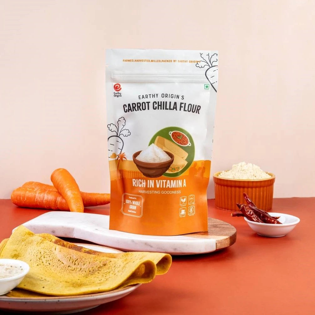 carrot dosa | carrot powder | carrot flour | carrot malt powder | carrot powder organic | vegan protein | instant dosa |