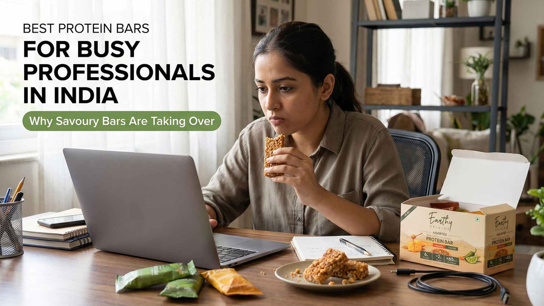 Best Protein Bars for Busy Professionals in India (Why Savoury Bars Are Taking Over)