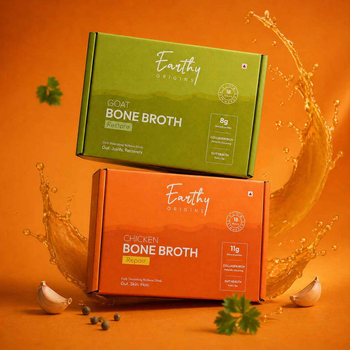 Chicken Broth + Goat Broth