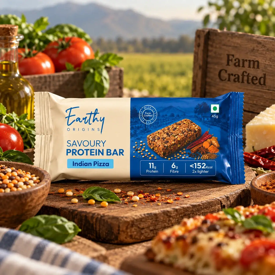 Lentil & Millet Protein Bar (Indian Pizza)